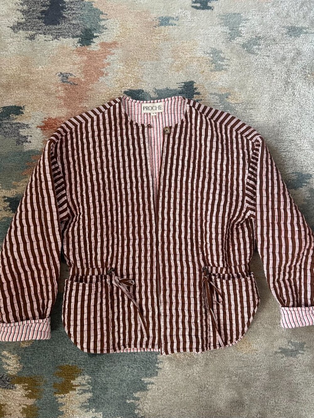 PROCHE Reversible Quilted Anorak Jacket